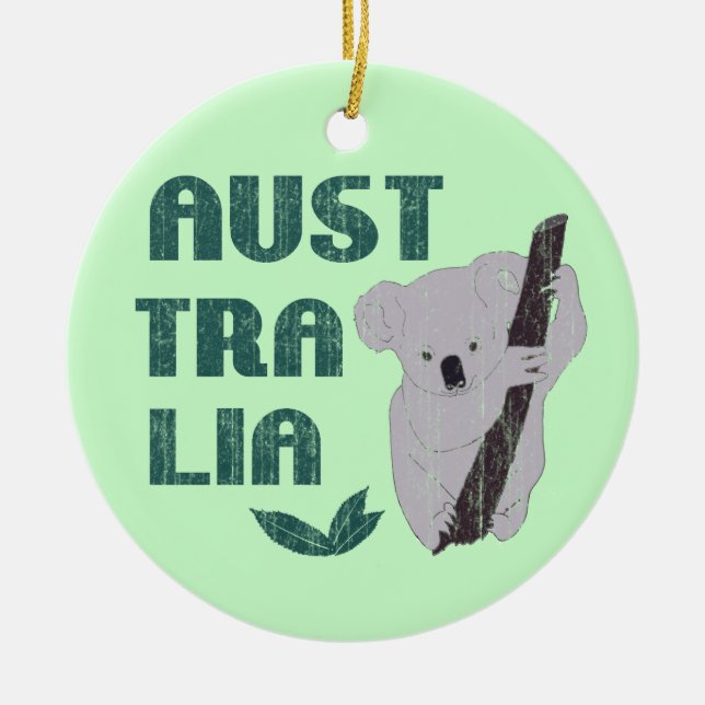 Australien Koala Björn Ornament (Framsidan)