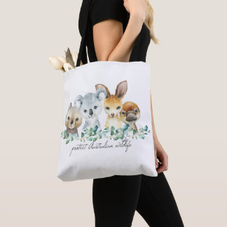 Australien Koala Kangaroo Tote Bag Eco Friendly Tygkasse