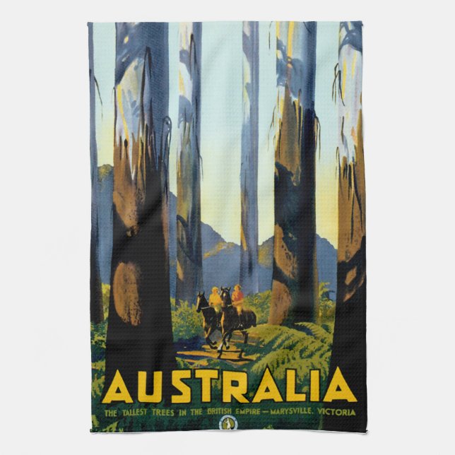Australien Kökshandduk (Vertikal)