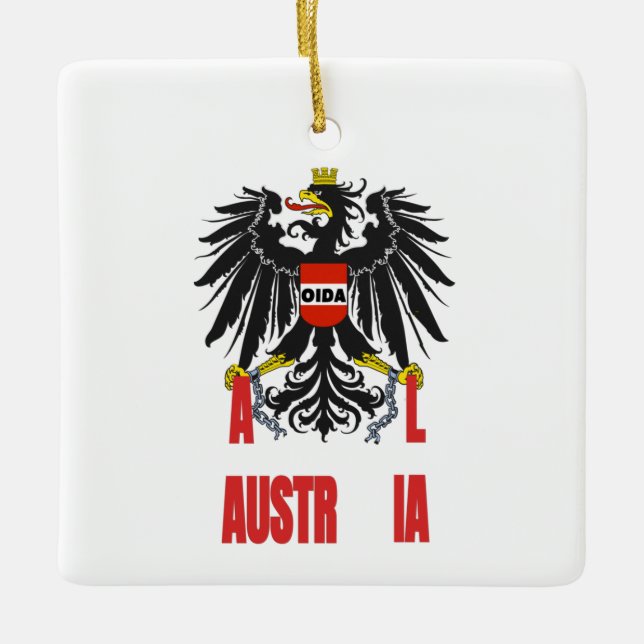Australien konfusion med ålar julgransprydnad keramik (Framsida)