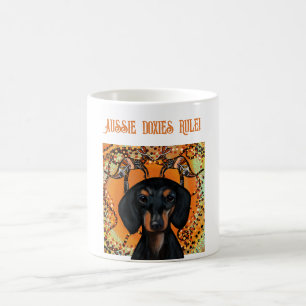 AUSTRALIEN KONST KAFFEMUGG