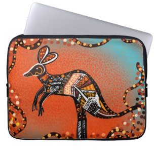 AUSTRALIEN KONST LAPTOP FODRAL