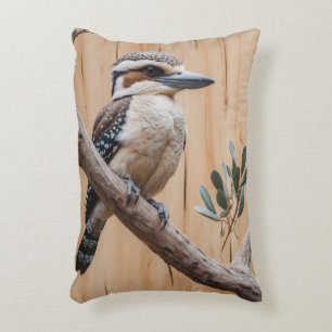 Australien Kookaburra i en Träd Wildlife Art Prydnadskudde