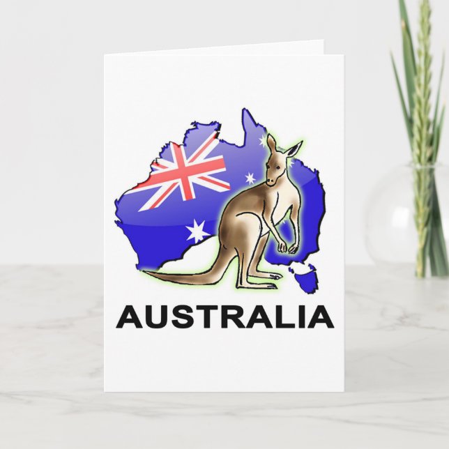 Australien Kort (Framsida)