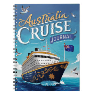Australien Kryssnings Journal Anteckningsbok