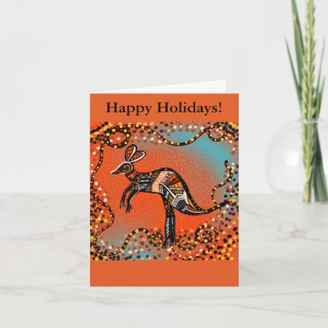 AUSTRALIEN KUNST            KORT (Framsida)