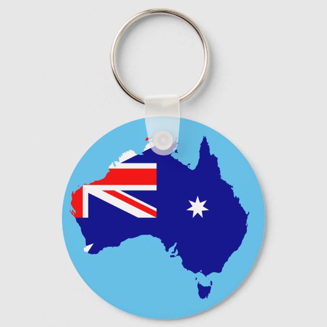 Australien land nyckelring (Framsida)
