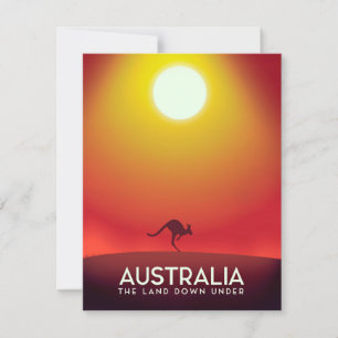 Australien "Landet under" semester skriver ut.