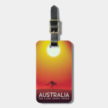 Australien "Landet under" semester skriver ut.