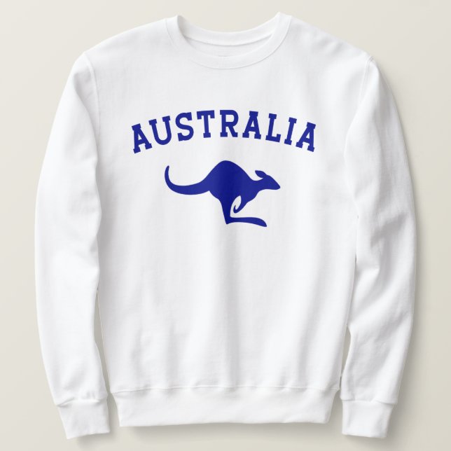 Australien Lång Ärmad Tröja (Design framsida)