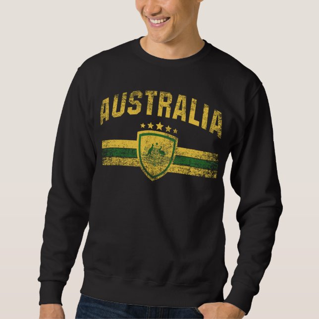 Australien Lång Ärmad Tröja (Framsida)