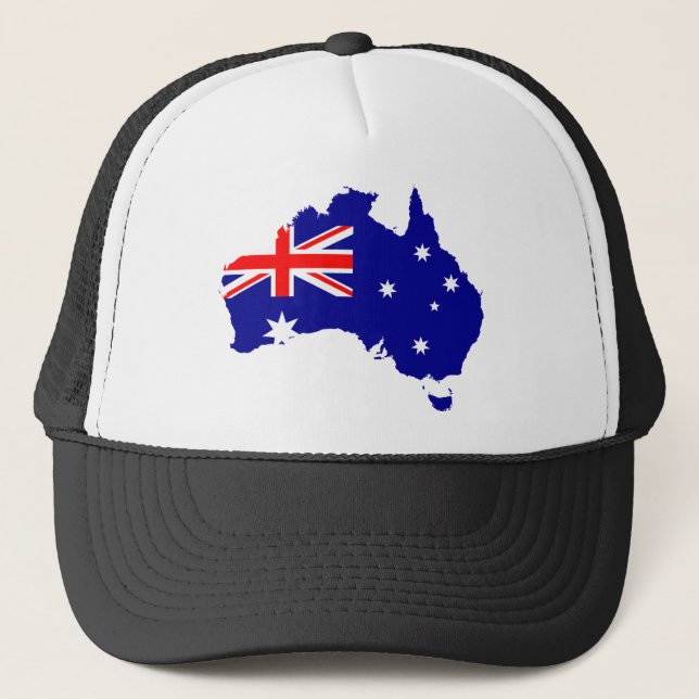 Australien 🦘 lastbilschaufför 🦘 keps (Framsida)