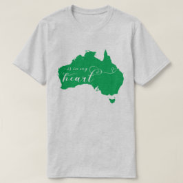 Australien ligger i mitt hjärta t shirt