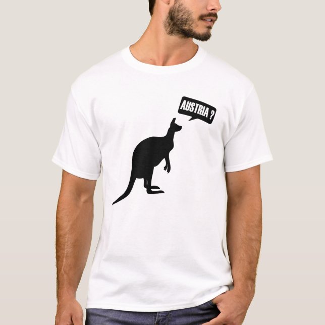 Australien - lustig design t shirt (Framsida)