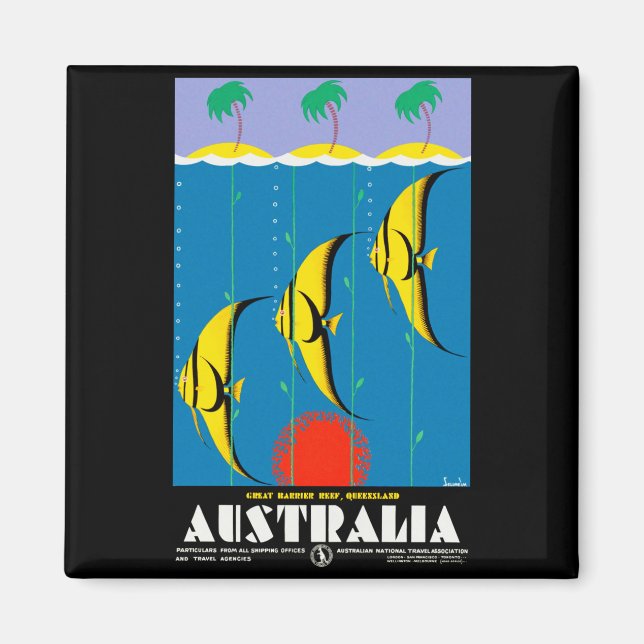 Australien Magnet (Framsidan)