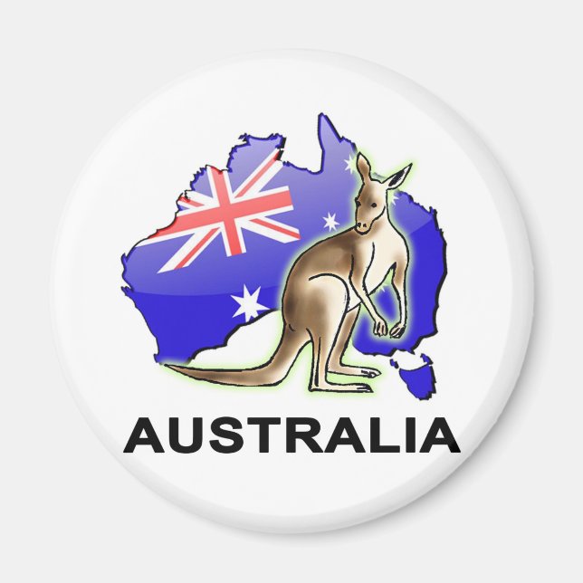 Australien Magnet (Framsidan)