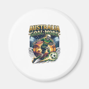 Australien Målläge Skelett Anfallare Nationer Gatu Magnet