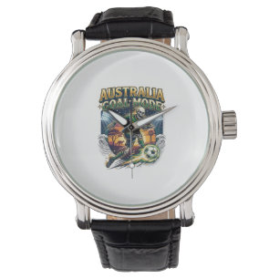 Australien Målläge Skelett Anfallare Nationer Stre Armbandsur
