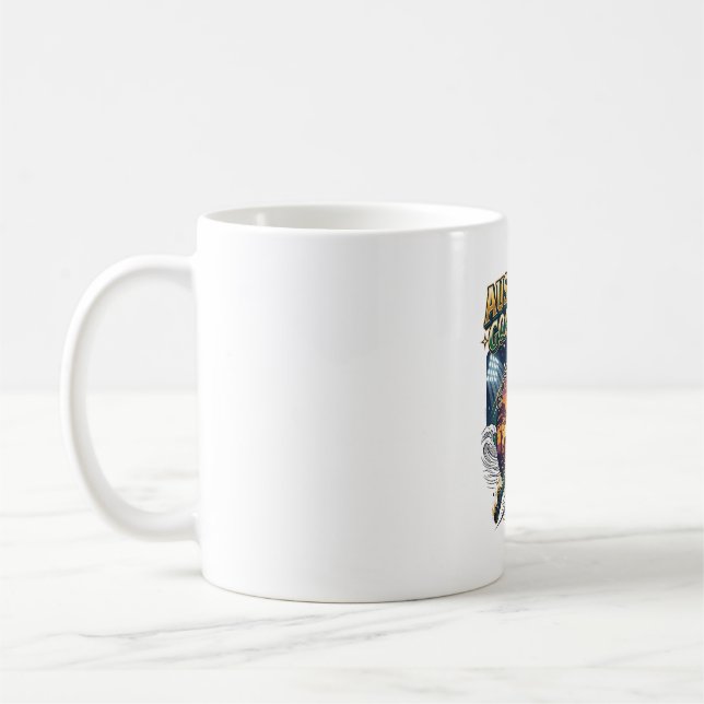 Australien Målläge Skelett Strumpor Nationer Stree Kaffemugg (Vänster)