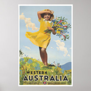 Australien Målning Australiensisk Konst Percy Trom Poster