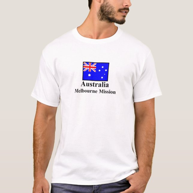Australien Melbourne beskickningT-tröja Tee (Framsida)