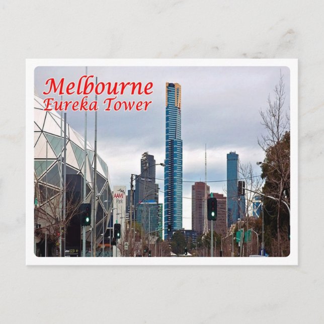 Australien - Melbourne - Eureka Torn - Vykort (Framsida)