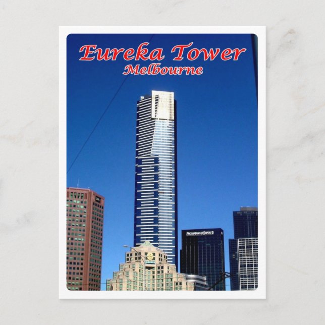 Australien - Melbourne - Eureka Tower - Vykort (Framsida)