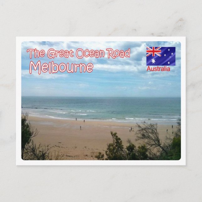 Australien - Melbourne - The Great Ocean - Vykort (Framsida)
