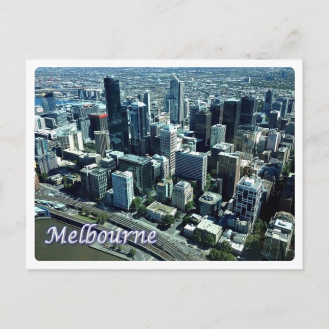Australien - Melbourne - Vykort (Framsida)
