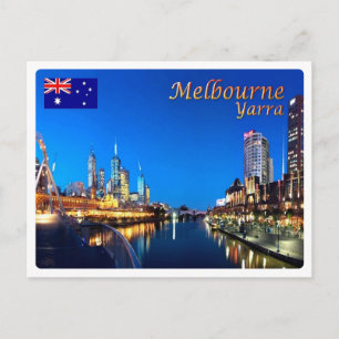 Australien - Melbourne - Yarra Twilght Vykort