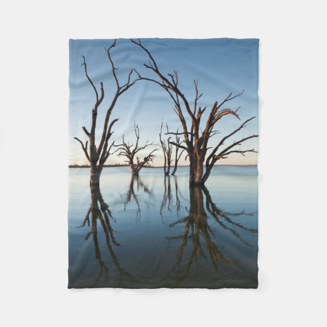 Australien, Murray River Valley, Barmera, sjö Fleecefilt (Framsidan)