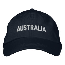 AUSTRALIEN Nedunder patriotisk design Broderad Keps