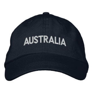 AUSTRALIEN Nedunder patriotisk design Broderad Keps