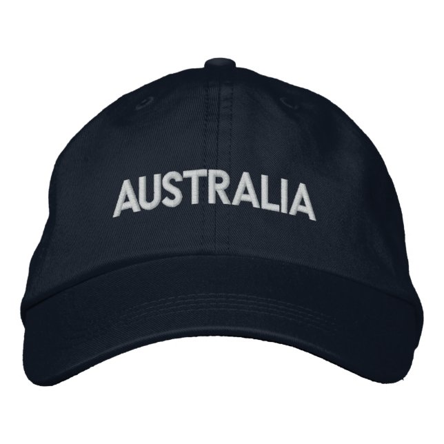 AUSTRALIEN Nedunder patriotisk design Broderad Keps (Framsida)