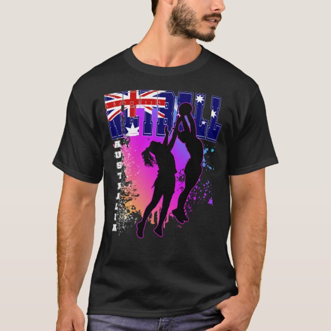 Australien Netball T Shirt (Framsida)