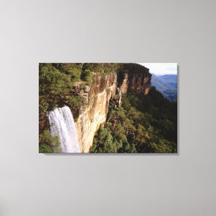 Australien, New South Wales, Fitzroy Falls. Canvastryck