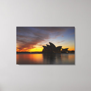 Australien, New South Wales, Sydney, Sydney Opera Canvastryck