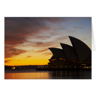 Australien, New South Wales, Sydney, Sydney Opera Hälsningskort