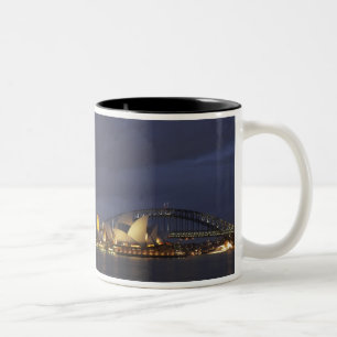 Australien, New South Wales, Sydney, Sydney Opera Två-Tonad Mugg