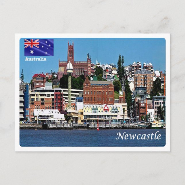Australien - Newcastle - Vykort (Framsida)
