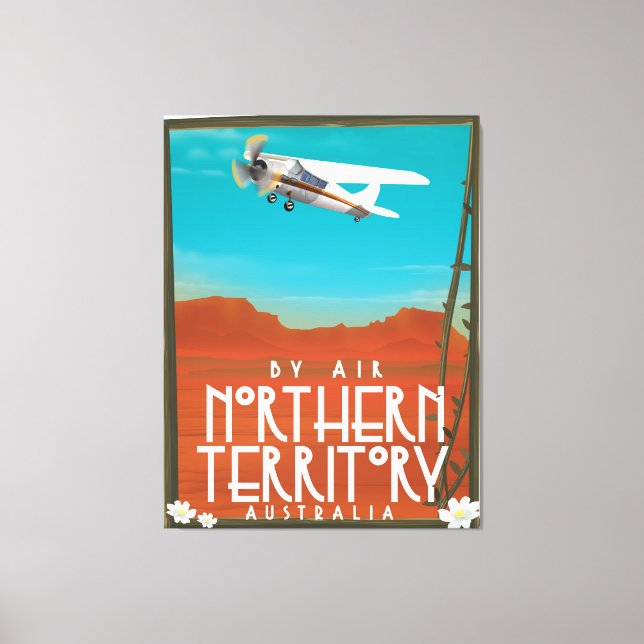 Australien Northern Territory Resaaffisch Canvastryck (Framsida)