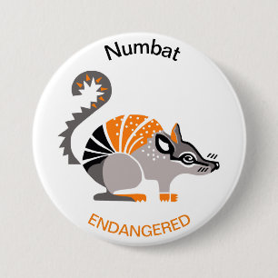 Australien - NUMBAT - Riskutrotningshotad animalis Knapp