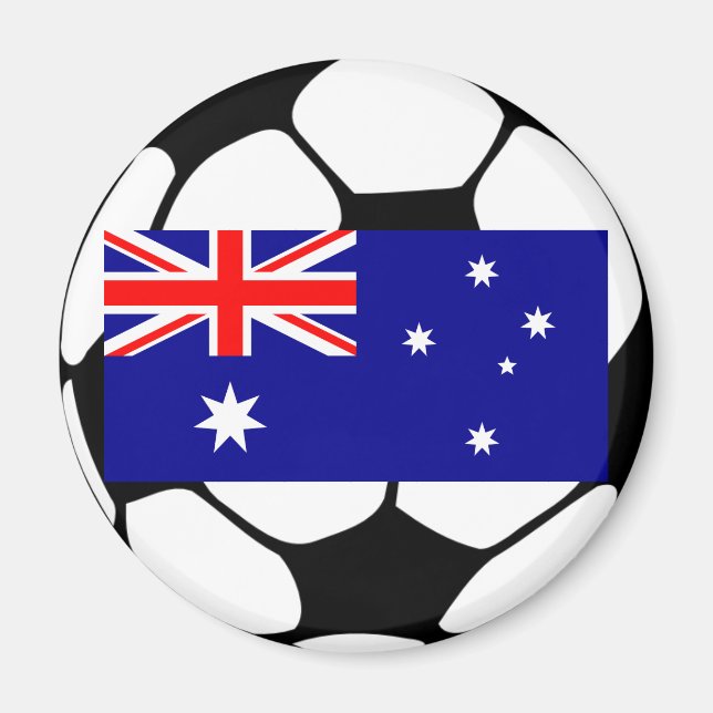 Australien Ocer Ball Magnet (Framsidan)