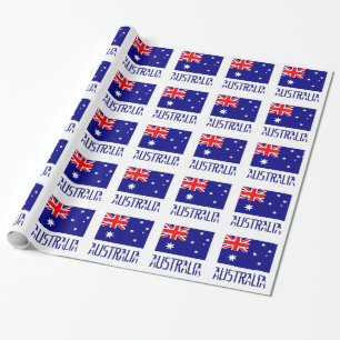 Australien och australiensisk flagga presentpapper