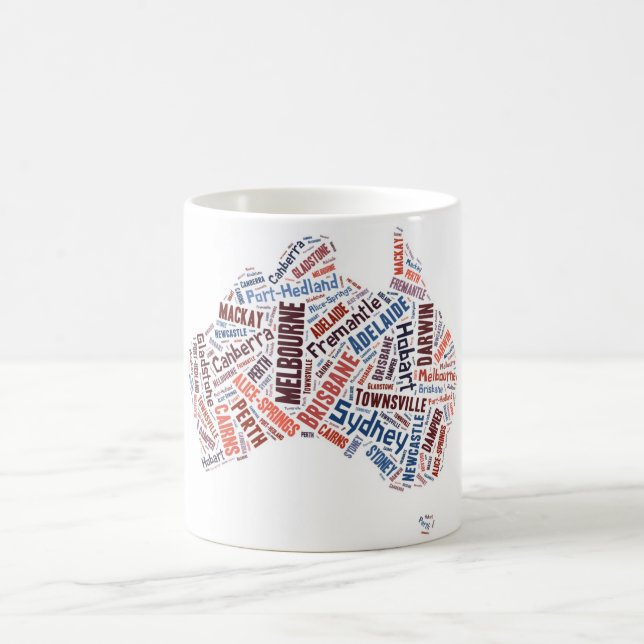 Australien Ord Art Kaffemugg (Center)
