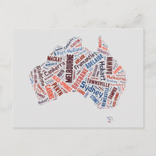 Australien Ord Art Vykort