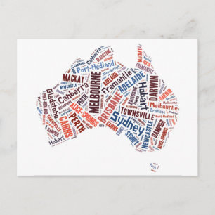 Australien Ord Art Vykort