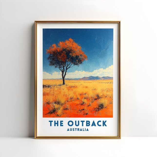 Australien Outback Resemaljka Väggkonst (Skapare uppladdad)