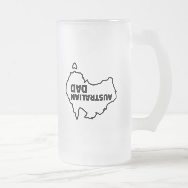 Australien Pappa - Lusnyj Beer Mugg för en Aussie- (Höger)