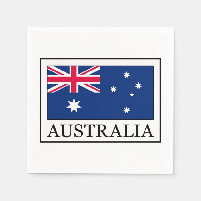 Australien Pappersservett (Framsidan)